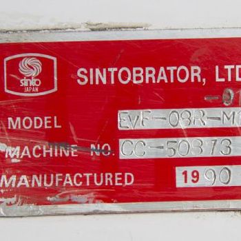 Wheelabrator Sinto EVF 08 Centrifugal Disc Finisher