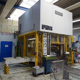 IHU plant, hydraulic 3 column press DUNKES HS 3-1500