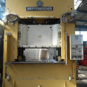 Hydraulic Double-Column (Drawing) Press DIEFFENBACHER PD 500 (UVV)