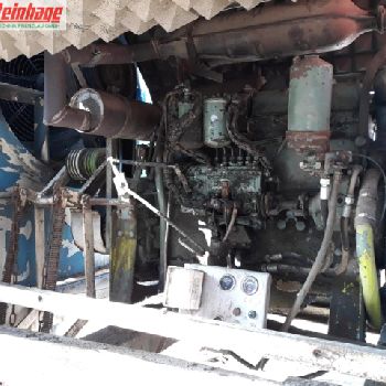 Self-build courtyard interior - cold ventilation