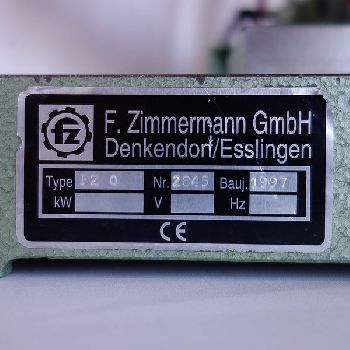 20.092 Modeling machine, carpenter, FZ0