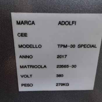 ADOLFI TPM-30 SPECIAL Pipe-Bending Machine