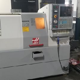 Haas#SL-10, Haas control, 6" chuck, 1-3/4 bar, 6000 RPM, tool presetter, auger, 2002