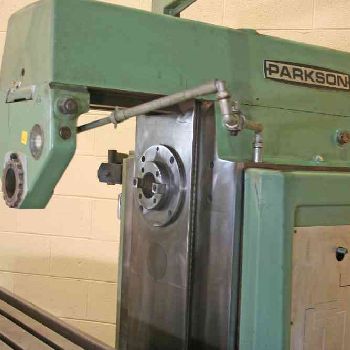 Parkson#M1500, 68-1/4" x 16 table,27-1600 RPM,14 cr.,#50NS tpr,dual control,’90,#51716