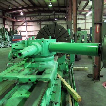 No. 5HLibby, sliding gap bed turret lathe,12" spindle hole,84 swing in gap,40 gap length,50 chuck,front & rear threads,#18194