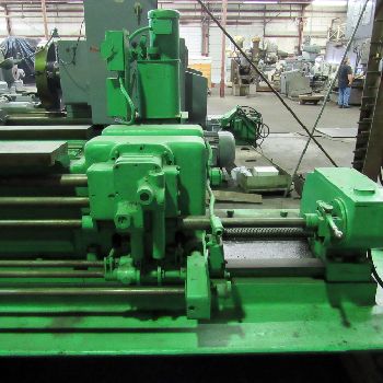 No. 5HLibby, sliding gap bed turret lathe,12" spindle hole,84 swing in gap,40 gap length,50 chuck,front & rear threads,#18194