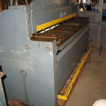 14 ga. x 6’Pexto#14U6, mechanical, 24" manual back gauge