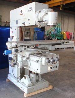 Heckert#FU-450X1800APUG, 18" x 71 table,15 HP,Newall E70-M DRO,clnt sys,’04,#8545HP
