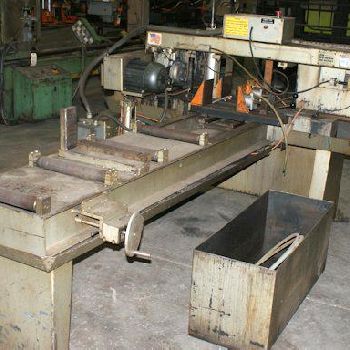 9" x 11HEM#H-75A, automatic horizontal band saw, 60-300 SFPM, 1988, #8276