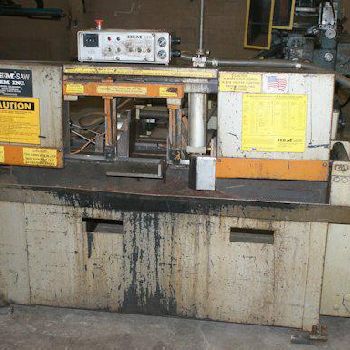 9" x 11HEM#H-75A, automatic horizontal band saw, 60-300 SFPM, 1988, #8276