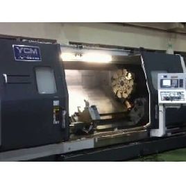 YCM#TC-46/3200, CNC lathe,33.5" swing,18 chuck,2000 RPM,MT-5,Fanuc 0iTD,’16,#2595