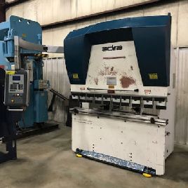70 Ton,Adira#QHD-6020, CNC brake,6.6’ OA,61" BH,6.3 stroke,13 throat,4.8 HP,Cyblec DNC60 2-Axis BG,2005,#28056
