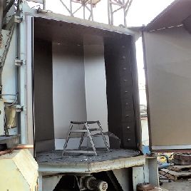 84"Pangborn#7LK, 2 x 20 HP blast wheels, with dust collector, very good condition