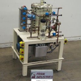 # AMT1000 tostado, unidad de templado de chocolate de 6 platos, 1000 kg o 2200 lbs por hora, 6 bar de presión, con camisa de agua