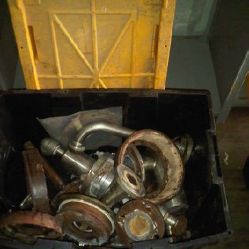 Westfalia#SA-40-02-576, 316 Stainless Steel, 50 HP, 3 phase separator, plus spares, #1270030