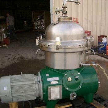 Westfalia#SA-40-02-576, 316 Stainless Steel, 50 HP, 3 phase separator, plus spares, #1270030