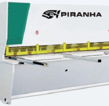 1/2" x 10’Piranha#1/2-10, CNC hydraulic shear,39 BG,Delem DAC 360 control,20 HP,new