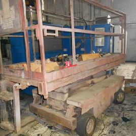 500 lb.Lift-A-Loft#MIT-E, lift platform scissors lift, 20’ lift height, hand held controls, on board charger