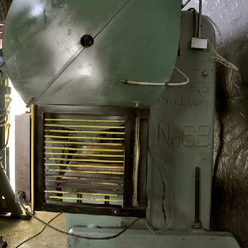 60 Ton,Rousselle#6B-60, gap frame OBI press,air clutch & brake, curtains, dual air ctr.balance, #9470