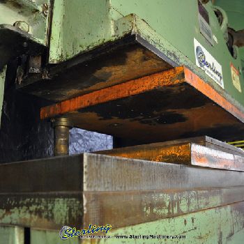 60 Ton,Rousselle#6B-60, gap frame OBI press,air clutch & brake, curtains, dual air ctr.balance, #9470