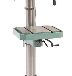 Ellis#9400, drill press w/vise & chuck,15-7/8" x 17-7/8 table,#3MT,2 HP,clnt trough,new