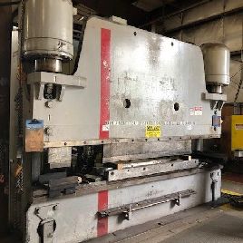 600 Ton,Pacific#K600-14, hydraulic,14’ OA,12" str,14 throat,60 HP,S/N A1590,’00,#10383