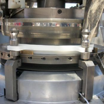 6.5 Ton,Adept#BB35, rotary tablet press, 35 station, B-tooled, to 126000 tablets/hour, serial# 201123, #3222-1