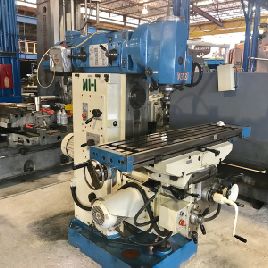 Jafo#FMF-32J2, 12-1/2" x 51 T-slotted table,horiz. w/independent vertical head,50 taper,1998