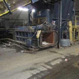 Harris#HRB-10-A, 2 ram baler, approximate specifications from mfg: automatic bale tier hopper 120"