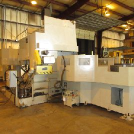 Okuma-Howa # VTM-100, 25,59 "X, 22,07 Z, 36 tokmány, Fanuc 18T, 35 ATC, 4500 fordulat / perc, 2000