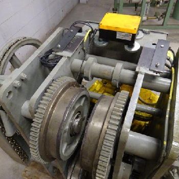 24 Ton,Chester#ELG-2400S, elec. chain hoist, 13’ lift, swivel hook, manual trolley