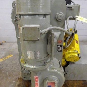 24 Ton,Chester#ELG-2400S, elec. chain hoist, 13’ lift, swivel hook, manual trolley