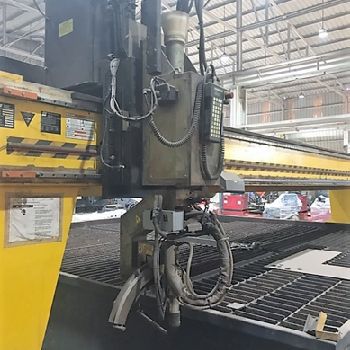 Esab#AVENGER-3, 26’ cut width,plasma bevel head,triple oxy bevel,CNC,2002,#28661