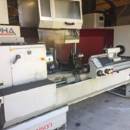 Harrison # ALPHA-460, GE Fanuc 21T, SOCS 22 "x 80,13-1 / 2, pouce / mm, mandrins à 3 et 4 mors, 1997