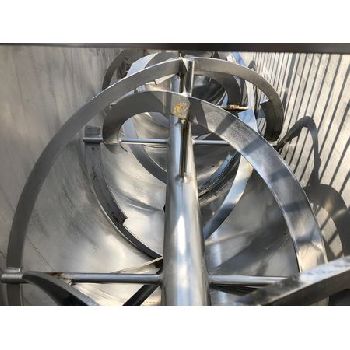 44 cu.ft.FalconStainless Steel ribbon blender, 32" W x 84 L mix chamber,hyd drive,used,#15617