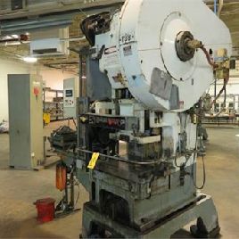 60 Ton,Minster#B1-60, 3" stroke,12 SH,air clutch & brake,s/n #19819,1972,#155082