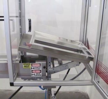 Klockner#EAS, thermoforming blister,15-90 cy/min,100mm row width,400mm diameter,250mm lid diameter,52mm indx,s/n #276,1991,#42541