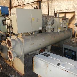 450 Ton,Trane#RTAB450FB00LWP050UNN32F2LFV00U, W/C,460V.,R-22,hermetic motor,controls,serial #Y84K94446,1994,39819