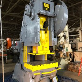 150 Ton,USI Clearing#I-24, OBI press, 8" stroke, 24-1/2 SH, 45 SPM