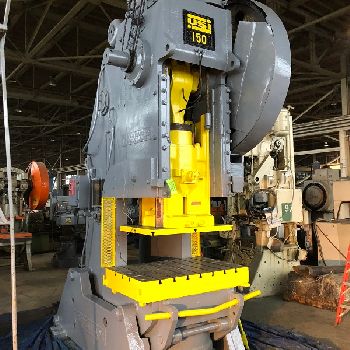 150 Ton,USI Clearing#I-24, OBI press, 8" stroke, 24-1/2 SH, 45 SPM