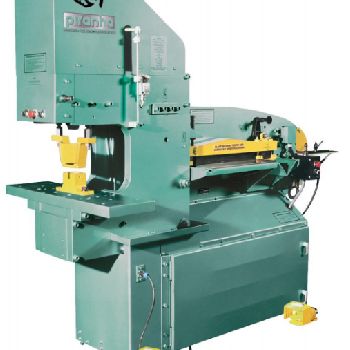 5" x 5 x 3/8Piranha#PII-88, dual operator ironworker w/auto hold down,88 ton,new