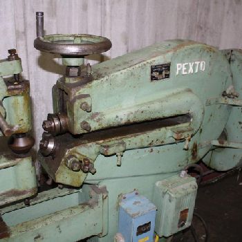 Pexto#3536, circle shear,36" x 12 ga.,3-1/4 cutter diameter,1-1/2 HP,elec.foot pedal,#67209