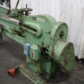 Pexto#3536, circle shear,36" x 12 ga.,3-1/4 cutter diameter,1-1/2 HP,elec.foot pedal,#67209