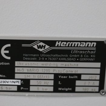Herrmann#HIQ-VARIO-1200, 1200 watt, Prop control, 50 mm stroke, 2012 (3 available)