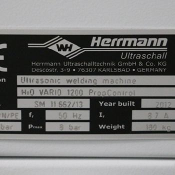 Herrmann#HIQ-VARIO-1200, 1200 watt, Prop control, 50 mm stroke, 2012 (3 available)