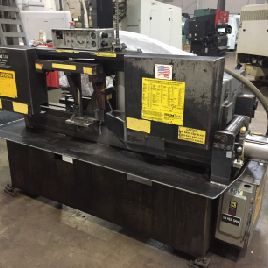 12.75" x 12.75HEM#H90A-B/F, automatic horizontal band saw,3 HP,12’10 x 1 blade