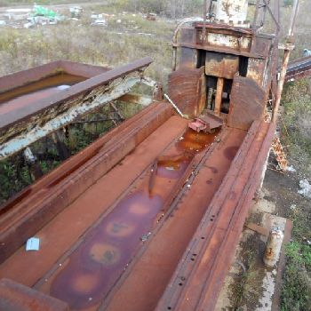 Harrisguillotine shear with conveyors, 500 ton, used