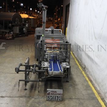 Arpac#BPMP5341, automatic, continuous motion, servo controlled, bottom overlap multipack, shrink wrapper & tunnel