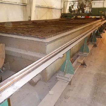 Heath#GXL1600, CNC, 144" Y-axis travel, 3-torch, 2-plasma, 11’ x 41’ water table, 1983