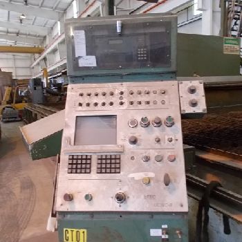 Heath#GXL1600, CNC, 144" Y-axis travel, 3-torch, 2-plasma, 11’ x 41’ water table, 1983